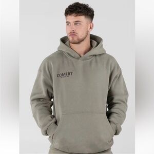 Comfrt Coordinate Hoodie Moss Green NWOT Oversized Cozy Fleece Sweatshirt XL